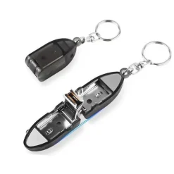 Nagelknipser-Schlüsselanhänger aus Edelstahl – Tragbares Pflegewerkzeug