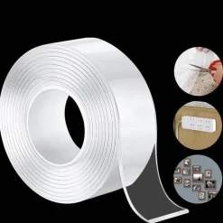 Nano-Doppelklebeband – Ablösbarer Klebstoff für die Verwendung auf mehreren Oberflächen