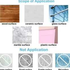 Nano-Doppelklebeband – Ablösbarer Klebstoff für die Verwendung auf mehreren Oberflächen