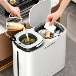 Nass-Trocken-Recyclingbehälter – Praktischer Mülleimer für einfache Mülltrennung