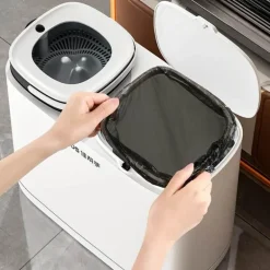 Nass-Trocken-Recyclingbehälter – Praktischer Mülleimer für einfache Mülltrennung