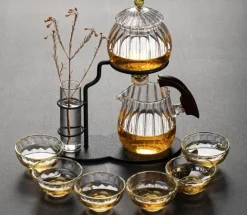 Nature Leaf magnetisches halbautomatisches Teeservice