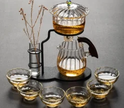 Nature Leaf magnetisches halbautomatisches Teeservice