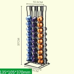 Nespresso-Kaffeekapsel-Organizer – für stilvolle Aufbewahrung von 60 Kapseln