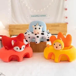 Niedlicher, bequemer Babysitz mit Tiermotiv – weicher Kinderstuhl