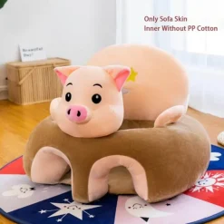 Niedlicher, bequemer Babysitz mit Tiermotiv – weicher Kinderstuhl