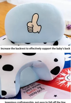 Niedlicher, bequemer Babysitz mit Tiermotiv – weicher Kinderstuhl