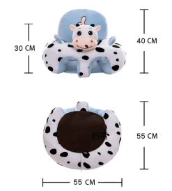 Niedlicher, bequemer Babysitz mit Tiermotiv – weicher Kinderstuhl