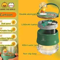 Niedlicher USB-Aromatherapie-Luftbefeuchter – LED-Haustier-Design