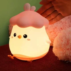 Niedliches Tier-Silikon-LED-Nachtlicht - Haustierlampe