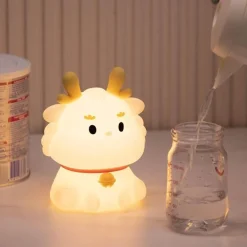 Nilpferd-Baby-Nachtlicht – süße Kinderzimmerlampe für Kinder