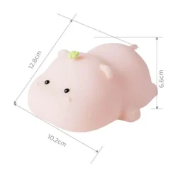 Nilpferd-Baby-Nachtlicht – süße Kinderzimmerlampe für Kinder