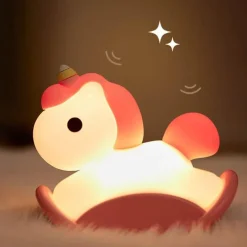 Nilpferd-Baby-Nachtlicht – süße Kinderzimmerlampe für Kinder