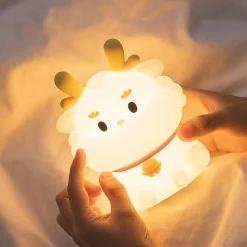 Nilpferd-Baby-Nachtlicht – süße Kinderzimmerlampe für Kinder