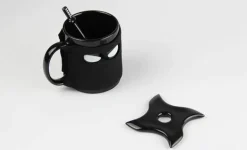 Ninja-Keramiktasse – Einzigartiges Geschenk für schwarze Teetassen