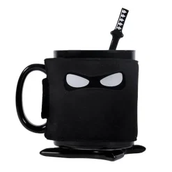 Ninja-Keramiktasse – Einzigartiges Geschenk für schwarze Teetassen