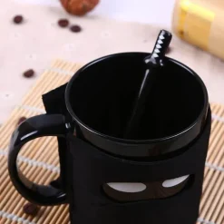 Ninja-Keramiktasse – inklusive Maskenschwertlöffel