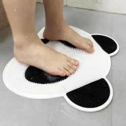Non-Slip Massage Bath Mat - Soft Shower Rug