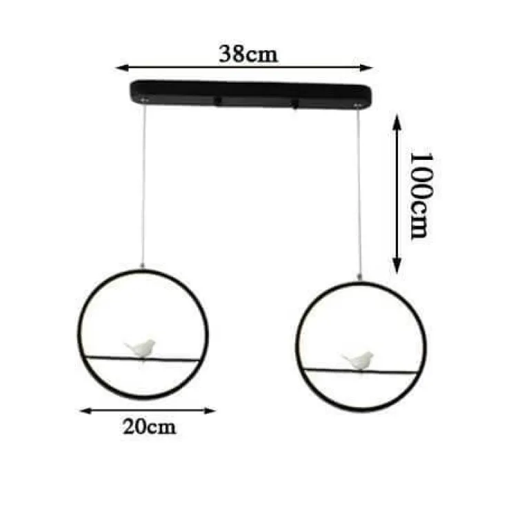 Nordic Birds Pendant Light - Stylish Ceiling Fixture