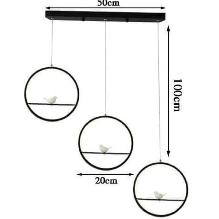 Nordic Birds Pendant Light - Stylish Ceiling Fixture
