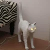 Nordic Cat Table Lamp - Decorative Resin Lighting Fixture