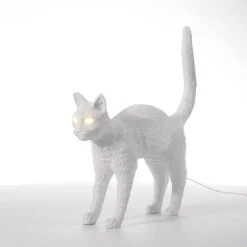 Nordic Cat Table Lamp - Decorative Resin Lighting Fixture