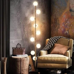 Nordic Floor Lamp - Stylish Earth Tone Lighting