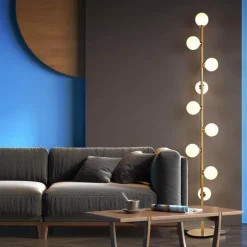 Nordic Floor Lamp - Stylish Earth Tone Lighting