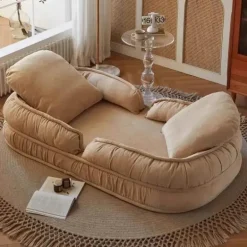 Nordic Foldable Recliner Sofa Bed - Lazy Single Sleeper Chair