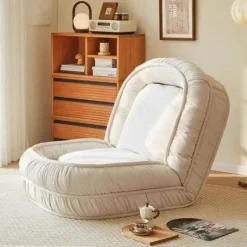 Nordic Foldable Recliner Sofa Bed - Lazy Single Sleeper Chair