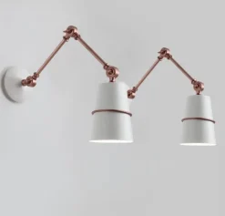 Nordic Iron Swing Langarm Moderne Wandleuchte