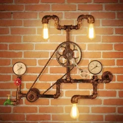 Nordic Iron Water Lamp - Loft Style Metal Lighting