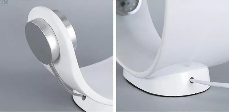Nordic LED Curl Tischlampe - Moderne Wohnraumbeleuchtung