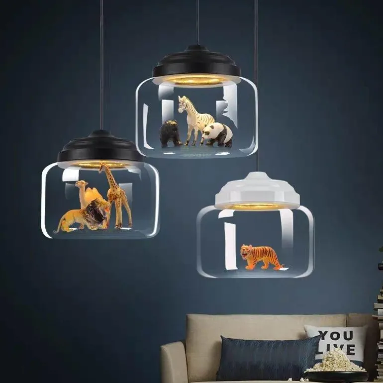 Nordic Minimalist Glass Pendant Lamp - Modern Lighting Design