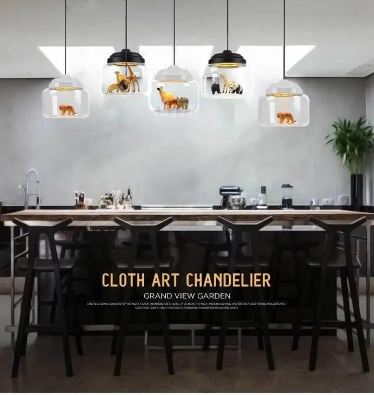 Nordic Minimalist Glass Pendant Lamp - Modern Lighting Design