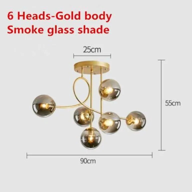 Nordic Pendant Chandelier Light - Elegant Hanging Fixture