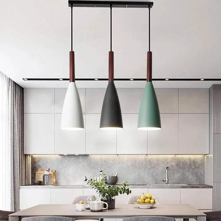 Nordic Pendant Light - Colorful Modern Hanging Fixture