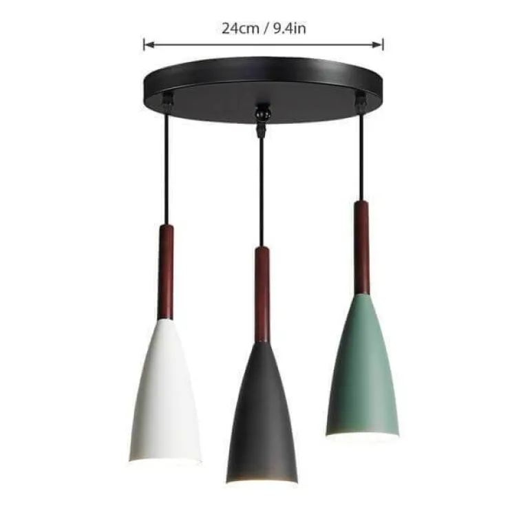 Nordic Pendant Light - Colorful Modern Hanging Fixture