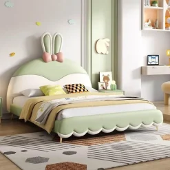 Nordic Princess Rabbit Kinderbett - Gemütliches Kinderbettwäscheset