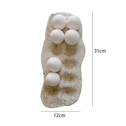 NORDIC RESIN EGG STORAGE TRAY - Stilvoller Eier-Organizer