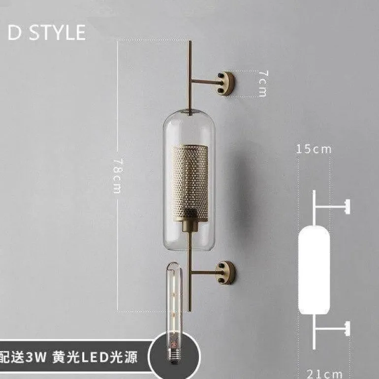 Nordic Retro Wall Lamp - Creative Home Decor Lighting