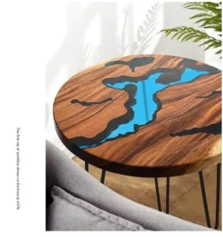 Nordic River Couchtisch – Elegantes Naturdesign