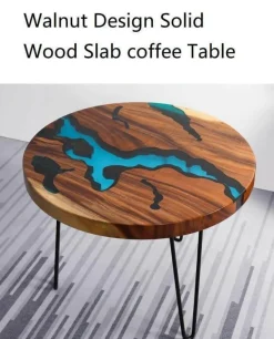 Nordic River Couchtisch – Elegantes Naturdesign