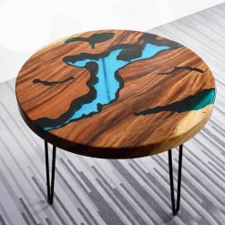 Nordic River Couchtisch – Elegantes Naturdesign