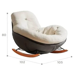 Nordic Rocking Chair - Cloud Comfort Design