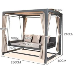 Nordic Swing Bed - Multifunctional Outdoor Furniture
