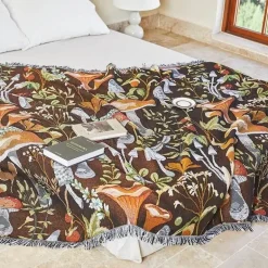 Nordische Überwurfdecke - Gemütliches Bohemian-Sofa und Picknickmatte