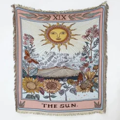 Nordische Überwurfdecke – gemütlicher Sofa-Bettbezug als Wohnzimmerdekoration