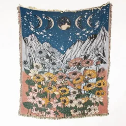 Nordische Überwurfdecke – gemütlicher Sofa-Bettbezug als Wohnzimmerdekoration