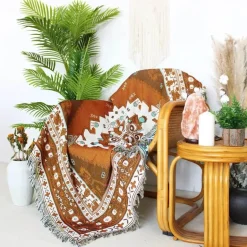 Nordische Überwurfdecke – gemütlicher Sofa-Bettbezug als Wohnzimmerdekoration